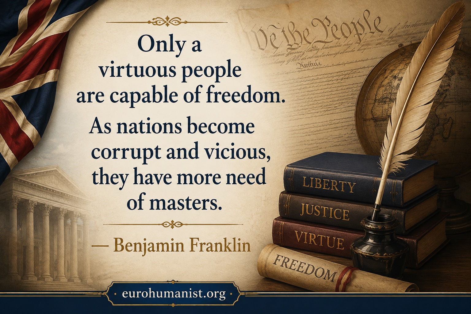 presence of virtue allows for freedom